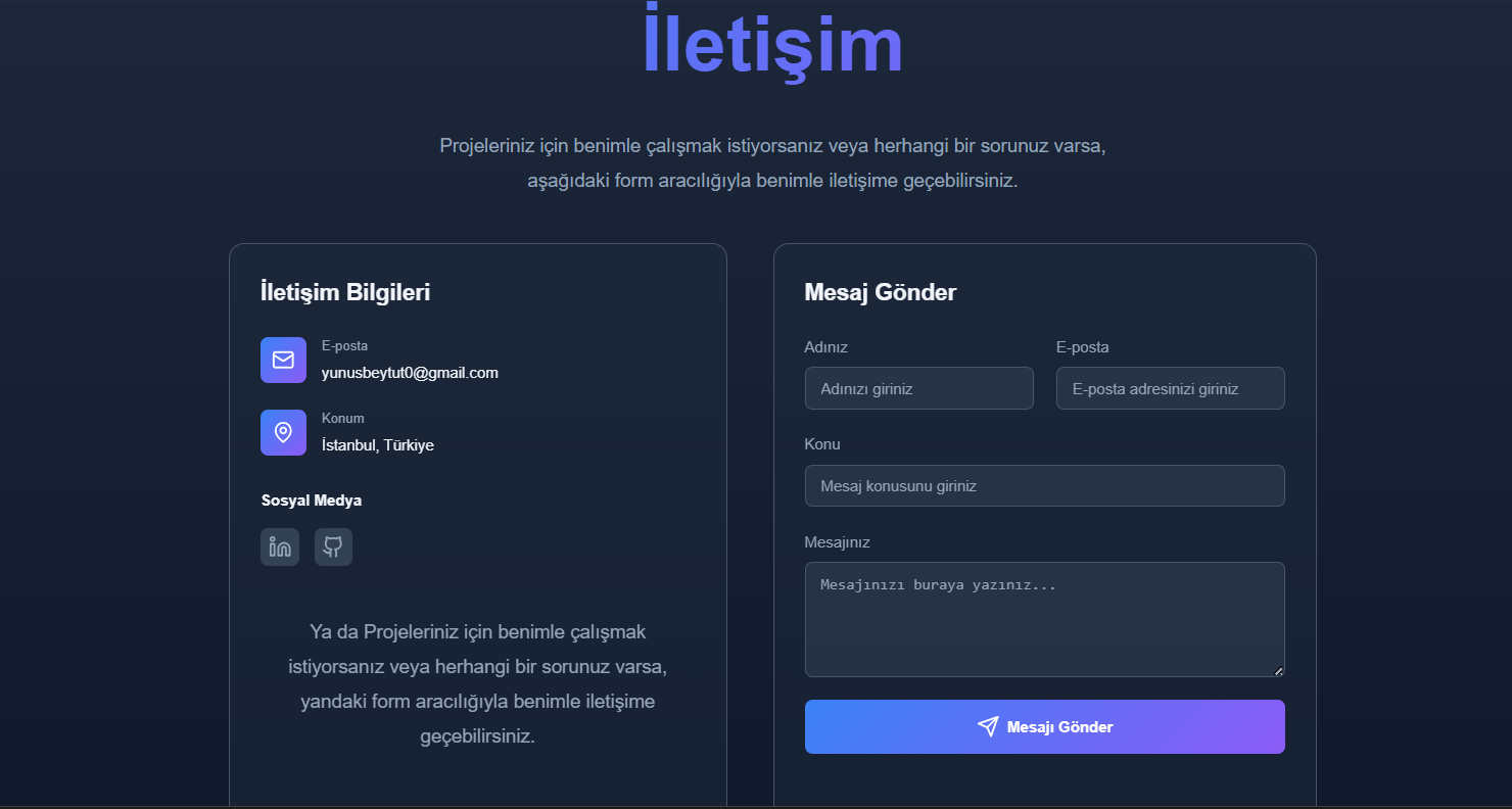 Kişisel Website - Thumbnail 3